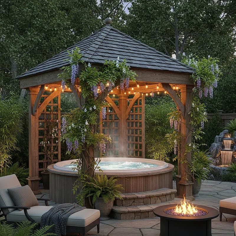 Backyard Hot Tub Ideas