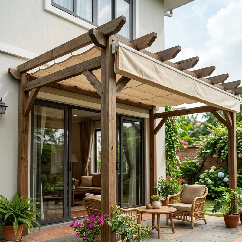 Patio Door Awning Ideas