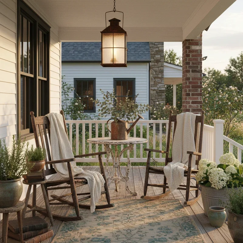 Farmhouse Front Porch Ideas