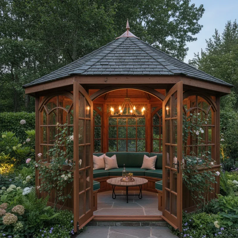 15 Enclosed Gazebo Ideas Perfect for Relaxing Retreats