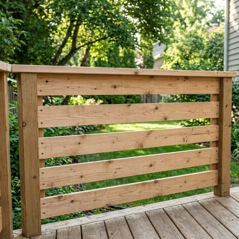 Cheap DIY Deck Railing Ideas
