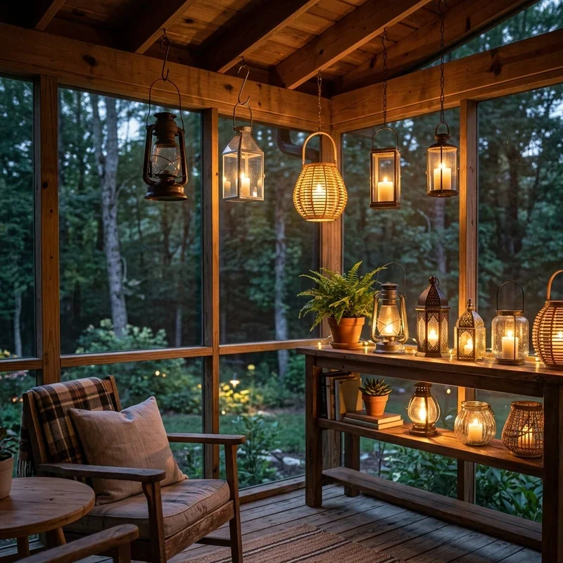 Screened Porch Lighting Ideas