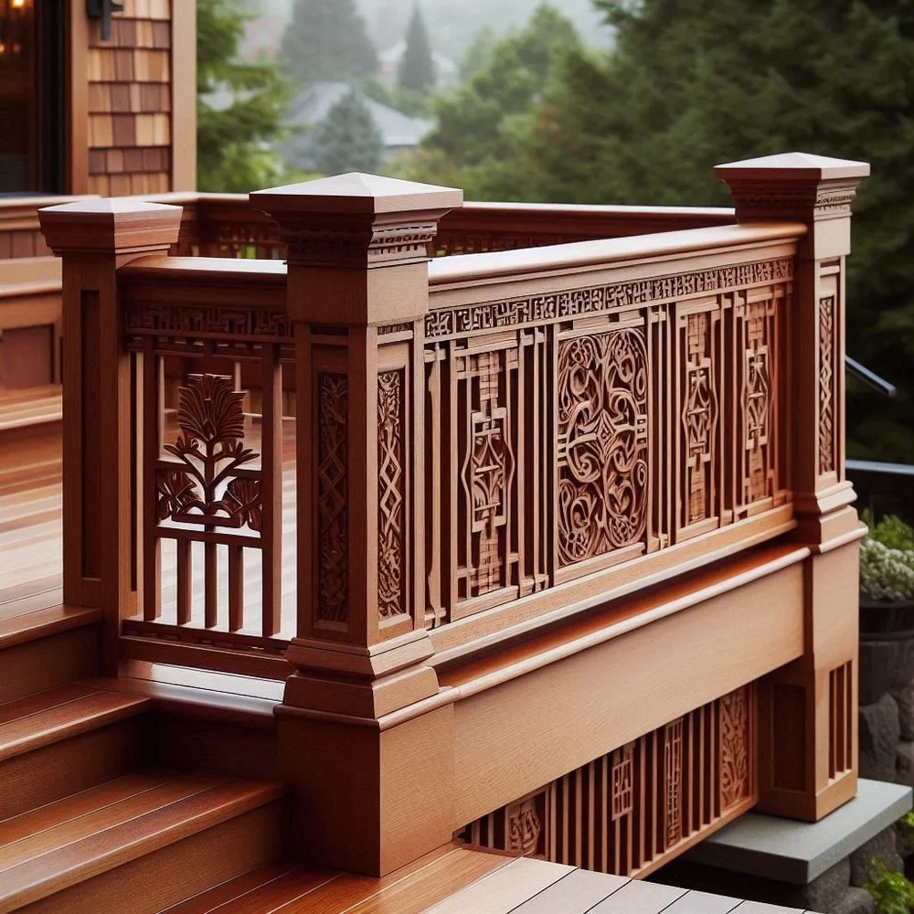 15 Wood Deck Railing Ideas to Inspire You
