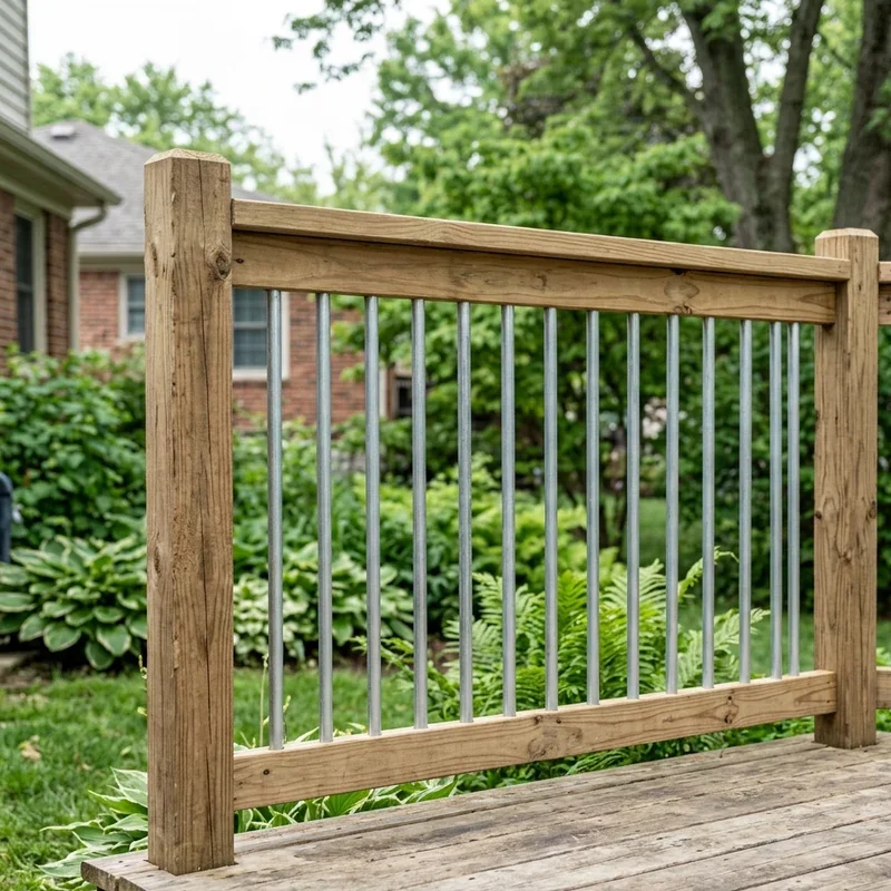 Cheap DIY Deck Railing Ideas