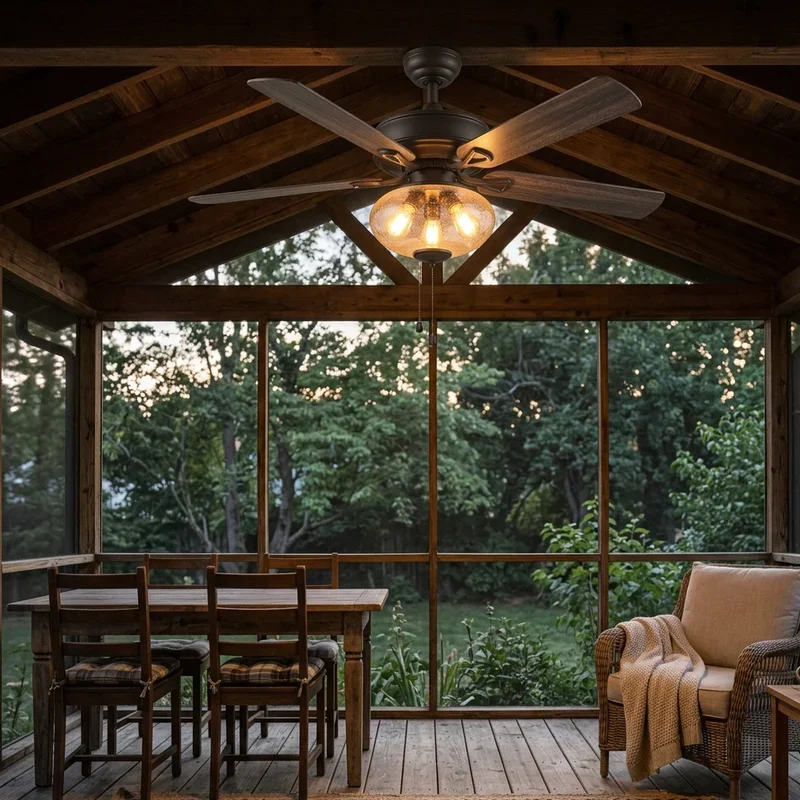 Screened Porch Lighting Ideas