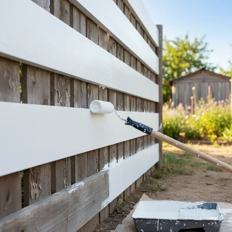 How to Paint a Fence