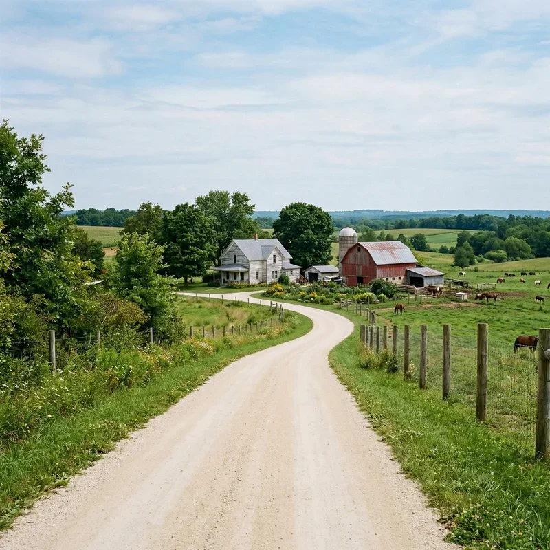 Farm Driveway Ideas