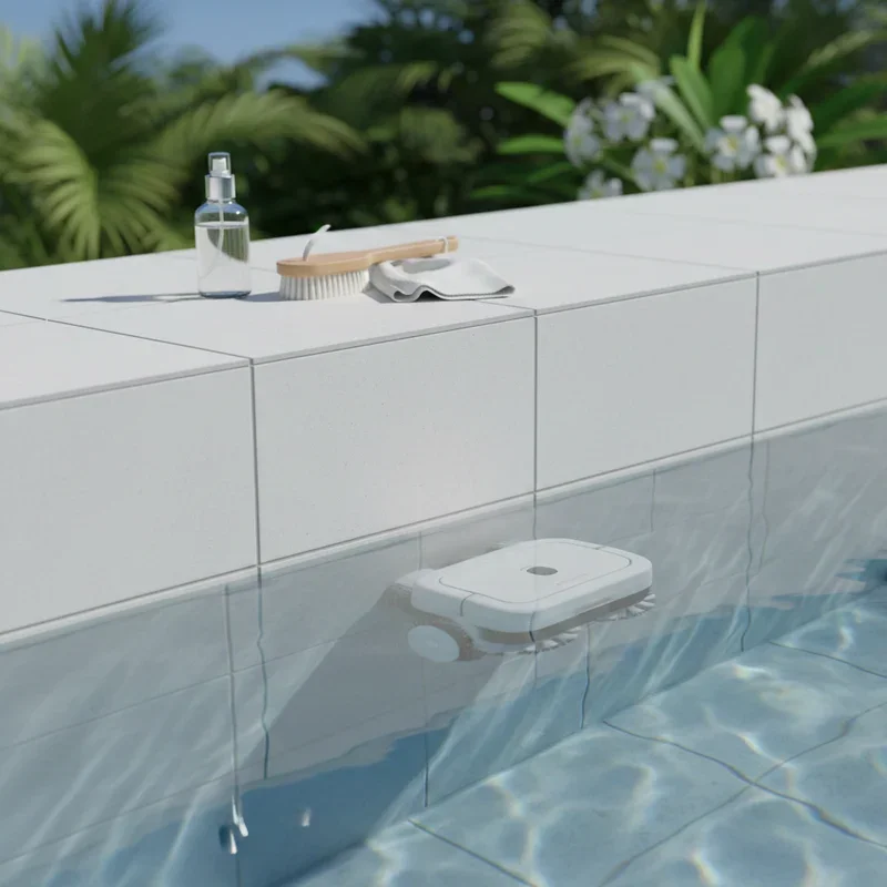 White Pool Tile Ideas