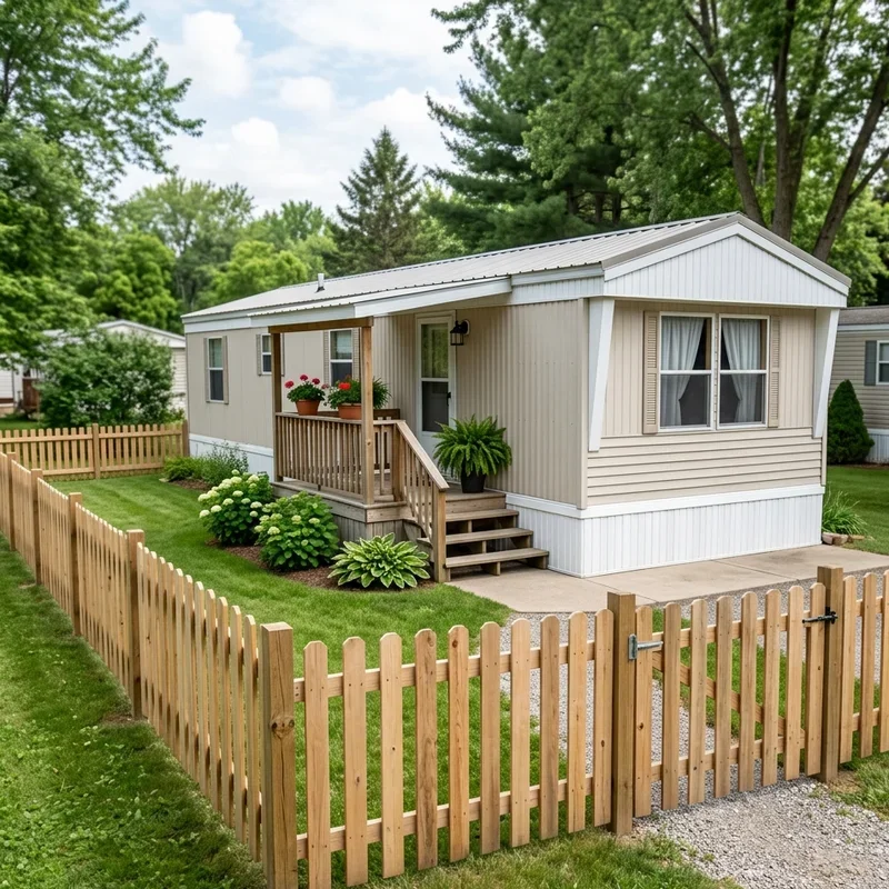 Mobile Home Fence Ideas