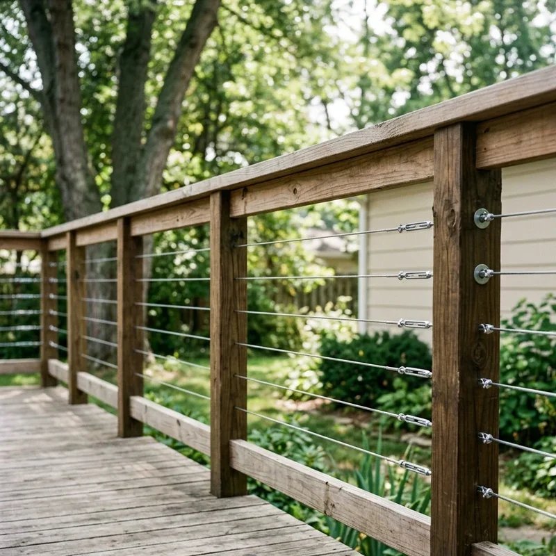 Cheap DIY Deck Railing Ideas
