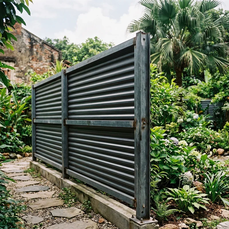 Metal Garden Fence Ideas