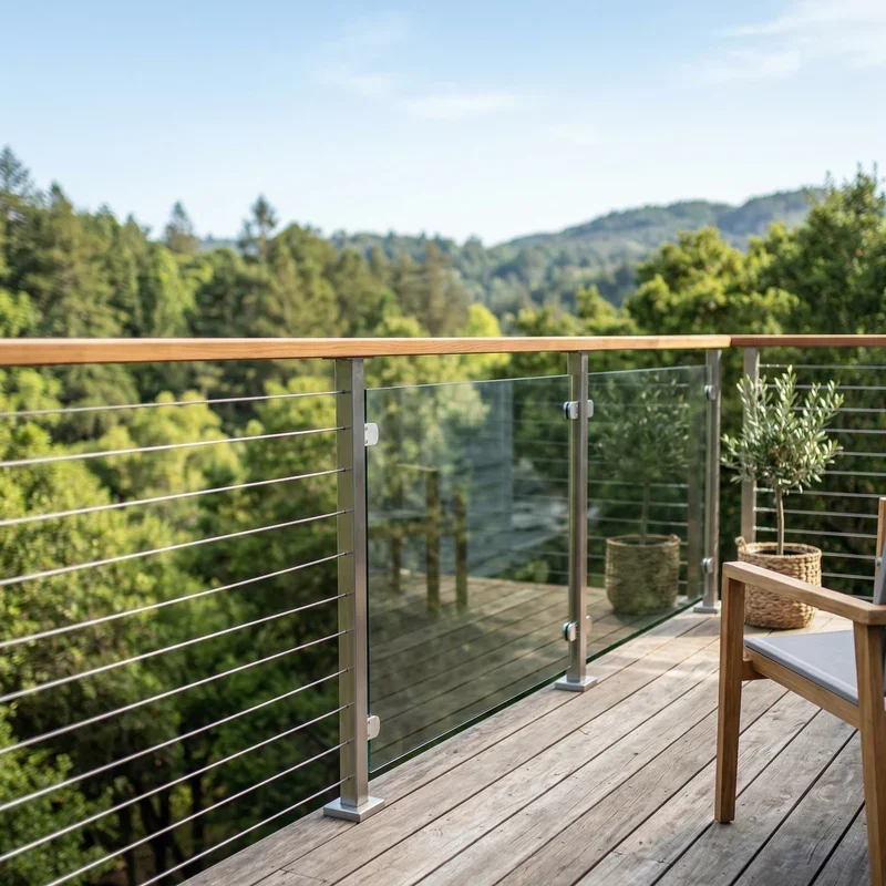 Deck Wire Railing Ideas