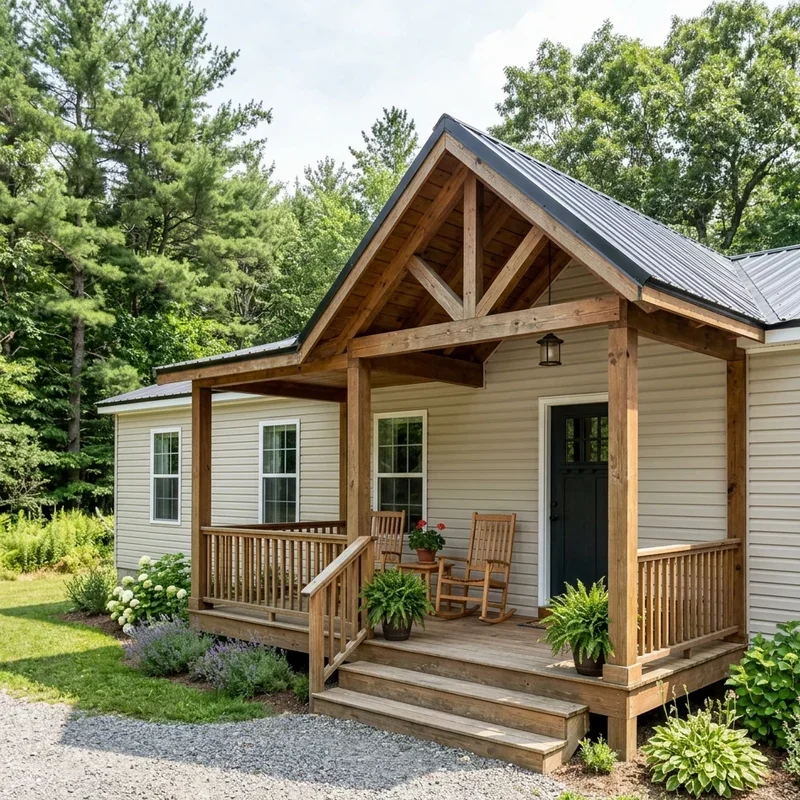 Single Wide Porch Ideas