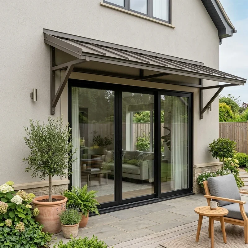 Patio Door Awning Ideas