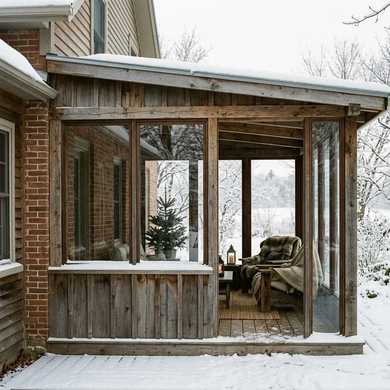 Porch Enclosure Ideas for Winter