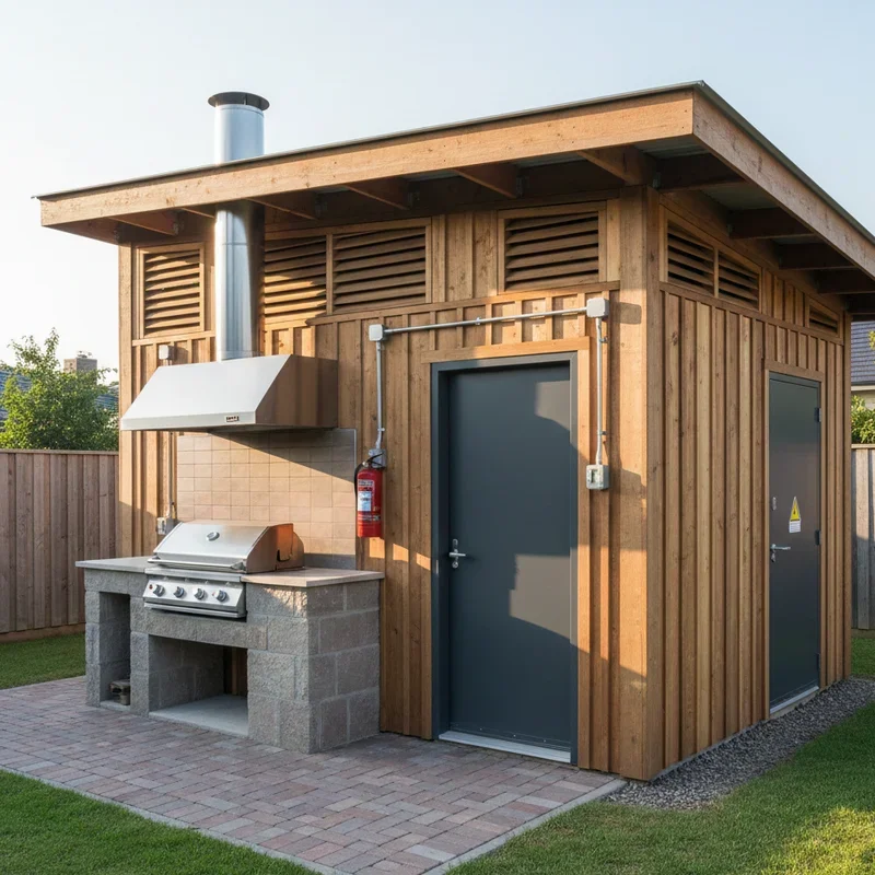 Backyard BBQ Shed Ideas