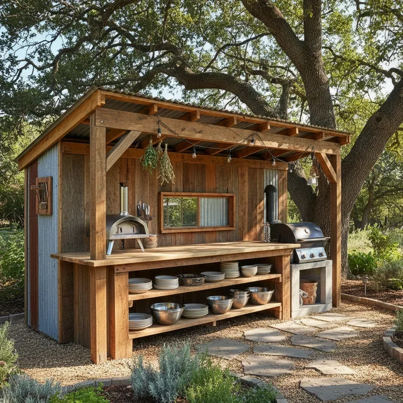 Backyard BBQ Shed Ideas