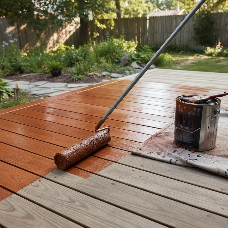 How Much to Stain a Deck