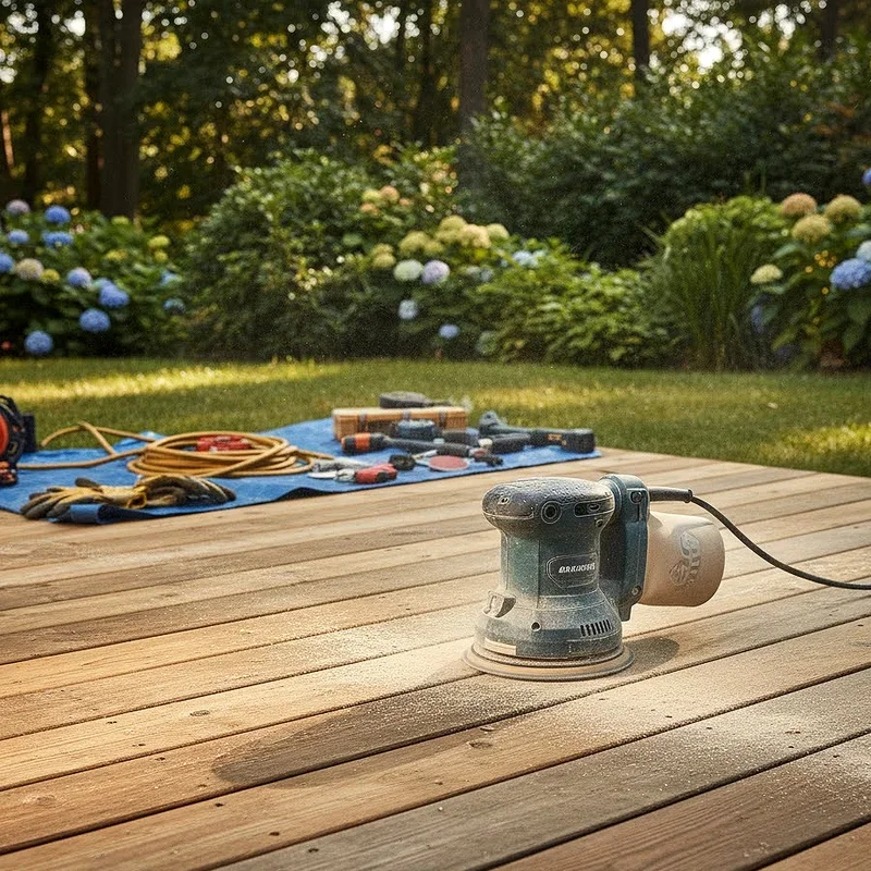 How to Sand a Deck the Right Way Step by Step