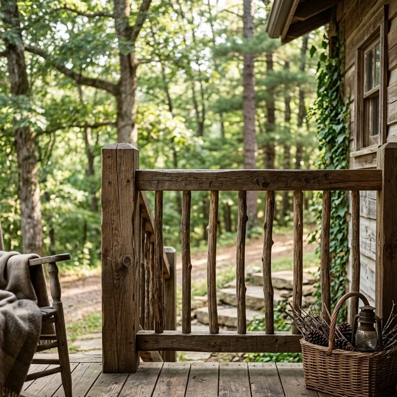 15 Rustic Porch Railing Ideas for Cozy Outdoor Charm