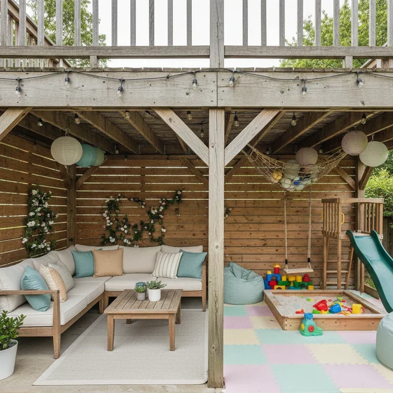 Under Deck Decorating Ideas