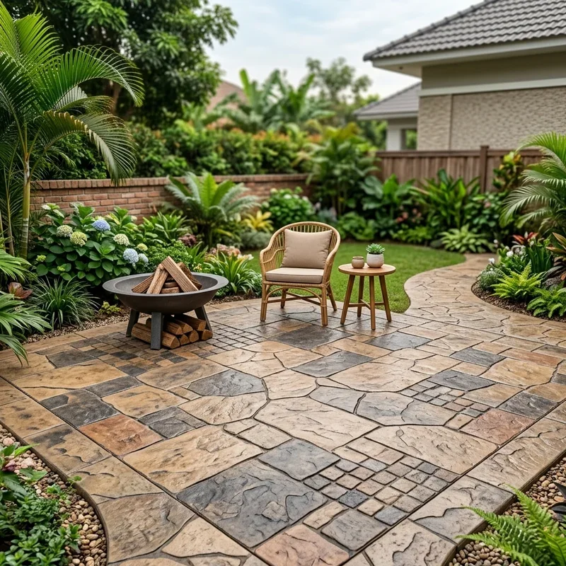 Concrete Back Patio Ideas