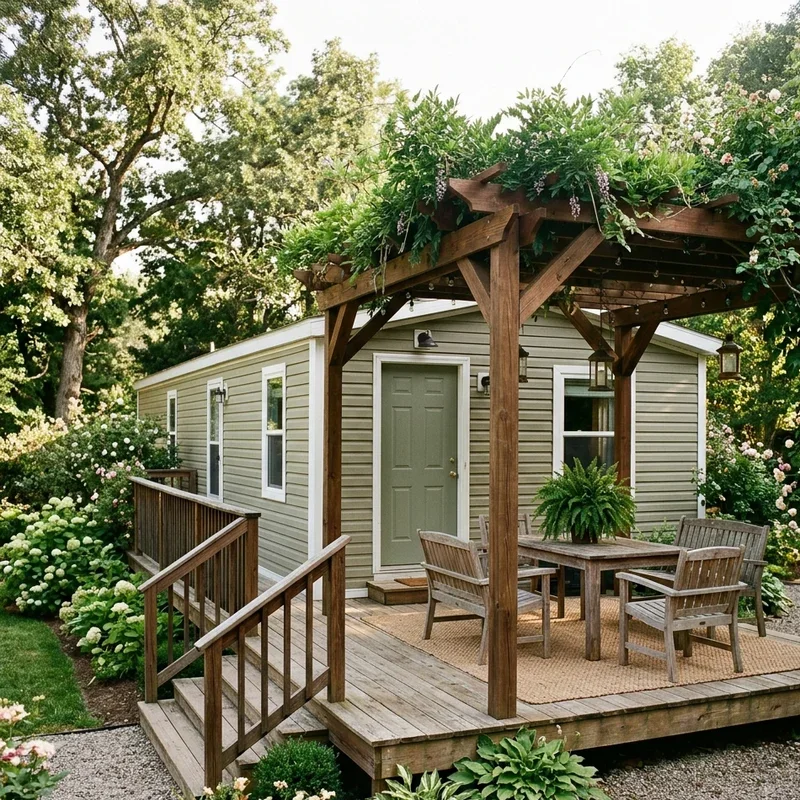 Single Wide Porch Ideas