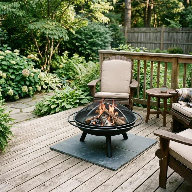 Deck With Fire Pit Ideas