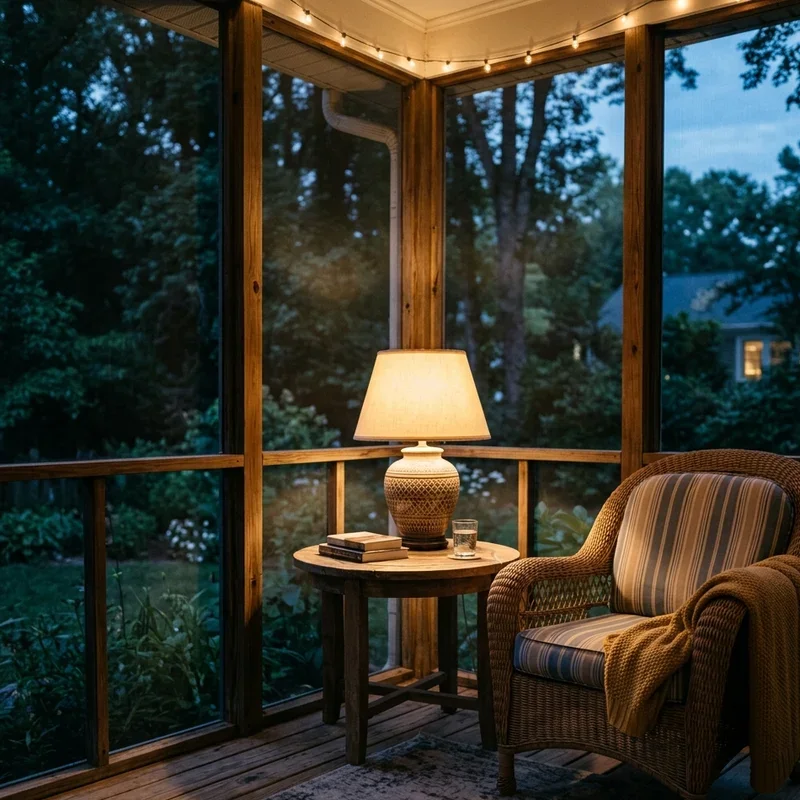 Screened Porch Lighting Ideas