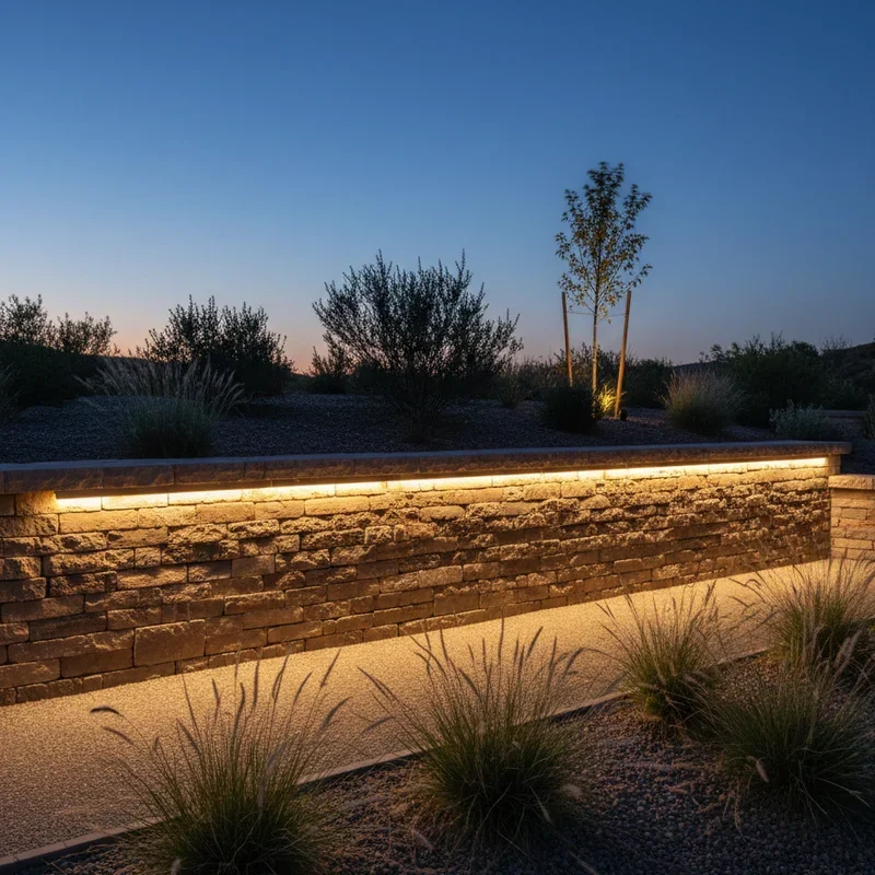 Retaining Wall Lighting Ideas