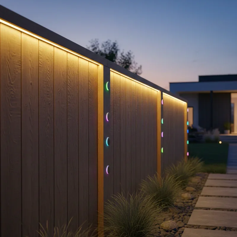 Fence Lighting Ideas
