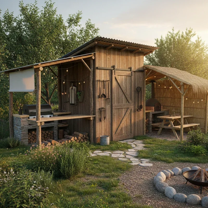 Backyard BBQ Shed Ideas