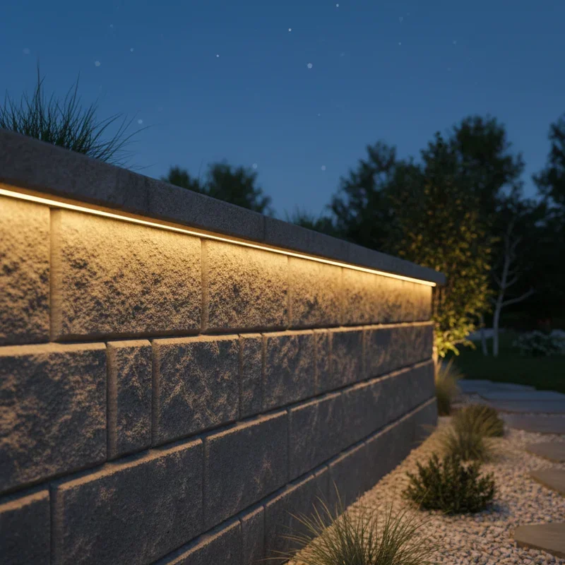 Retaining Wall Lighting Ideas