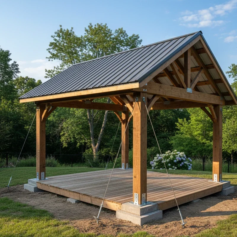 Freestanding Deck Roof Ideas