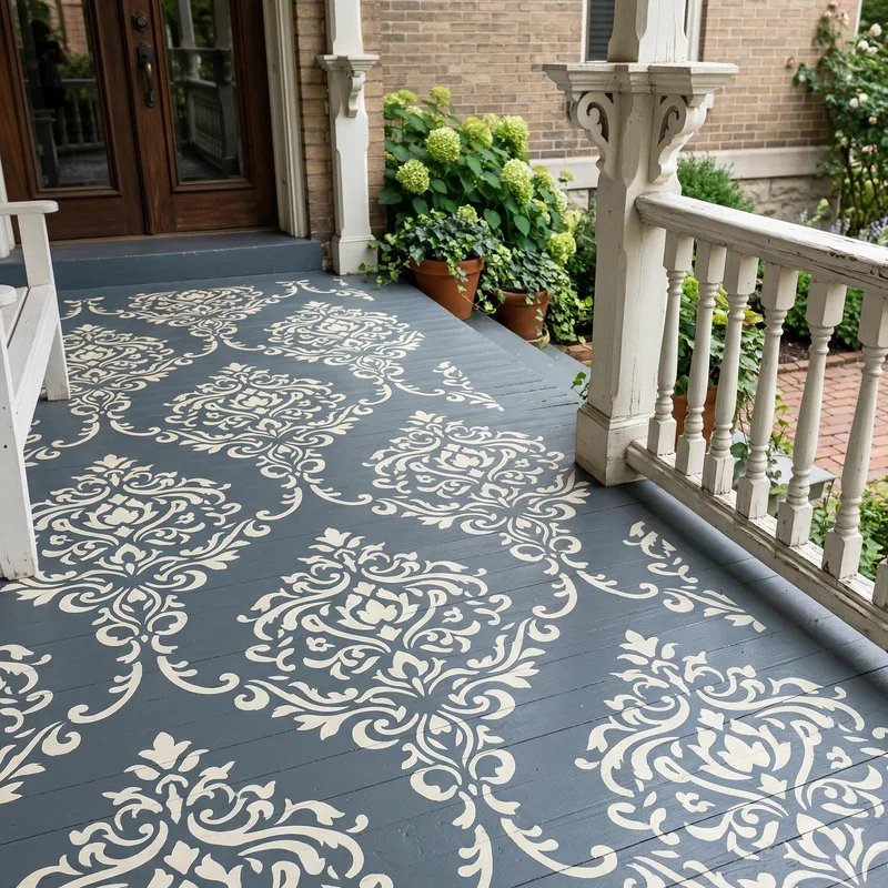 Porch Stencil Ideas