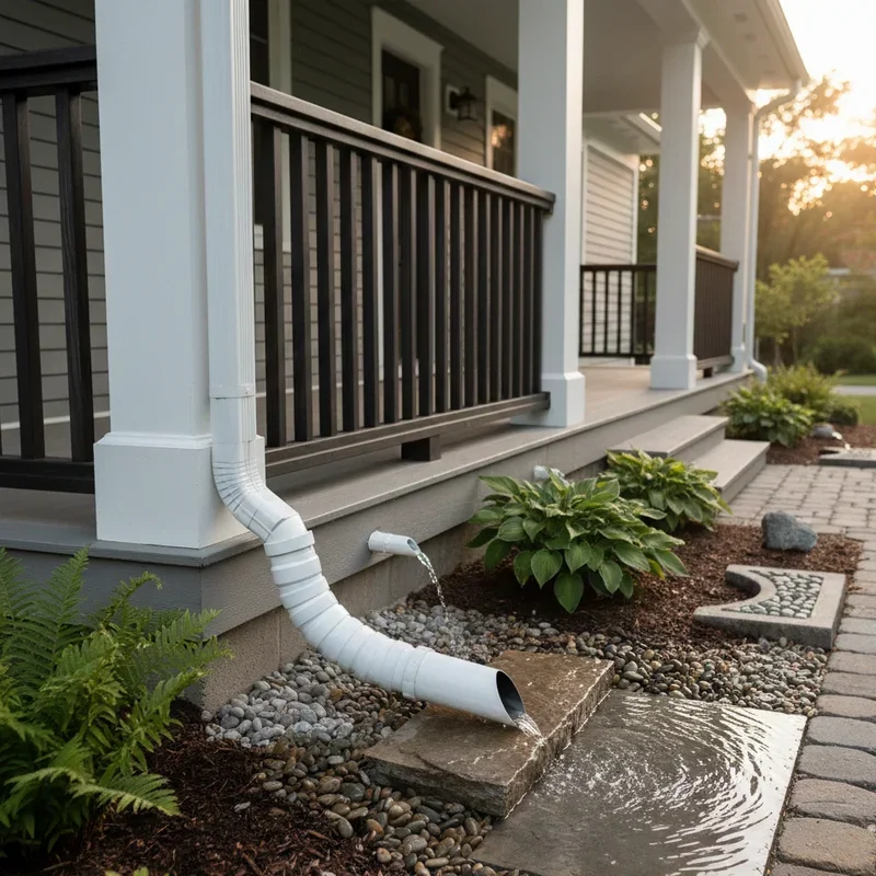 Front Porch Gutter Ideas