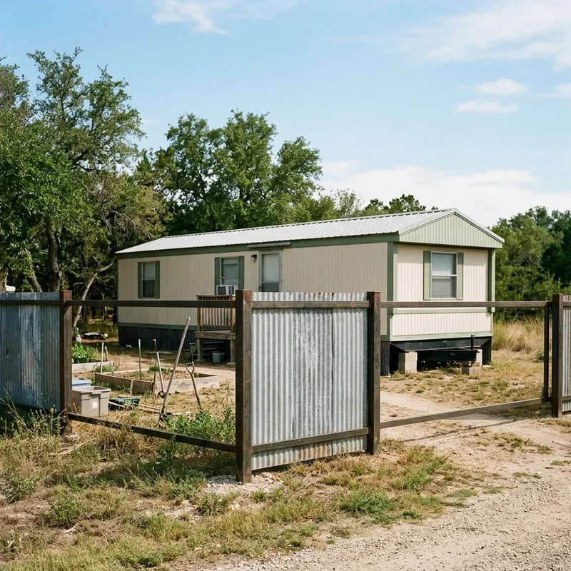 Mobile Home Fence Ideas