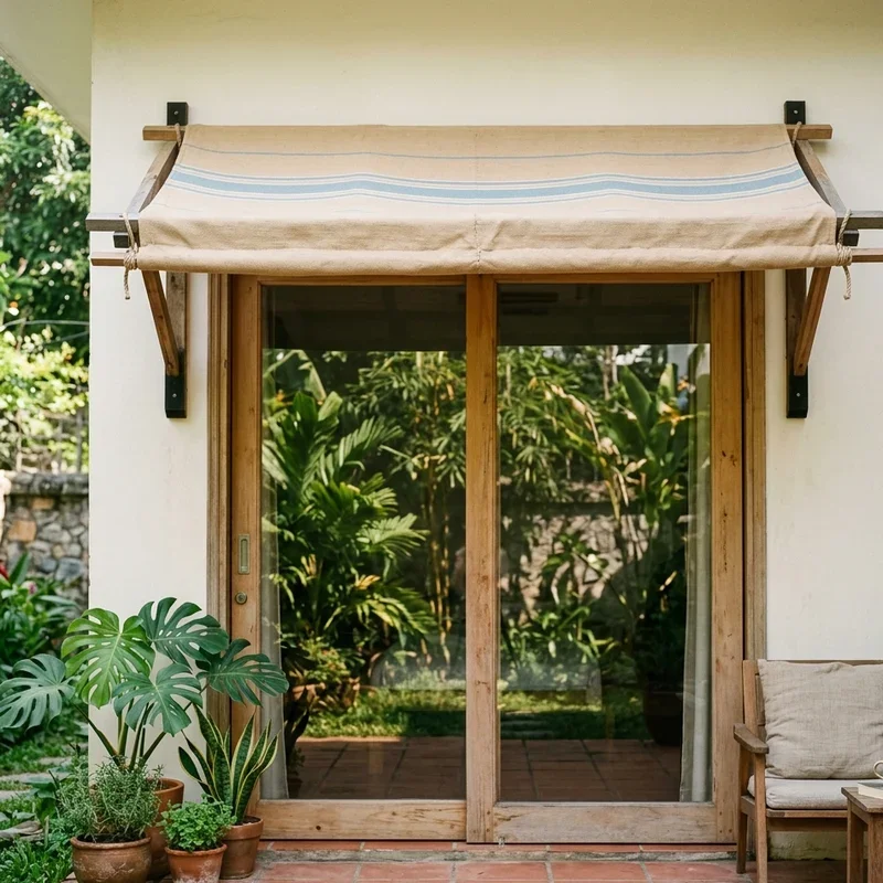 Patio Door Awning Ideas