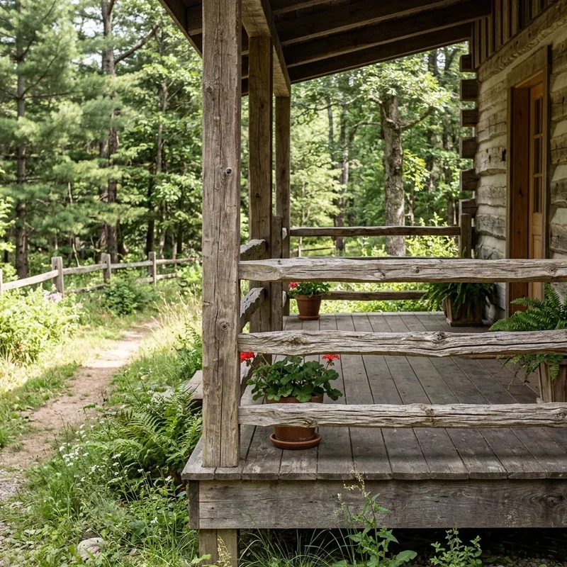 Rustic Porch Railing Ideas