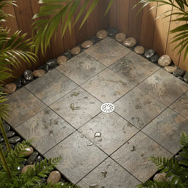Outdoor Shower Floor Ideas