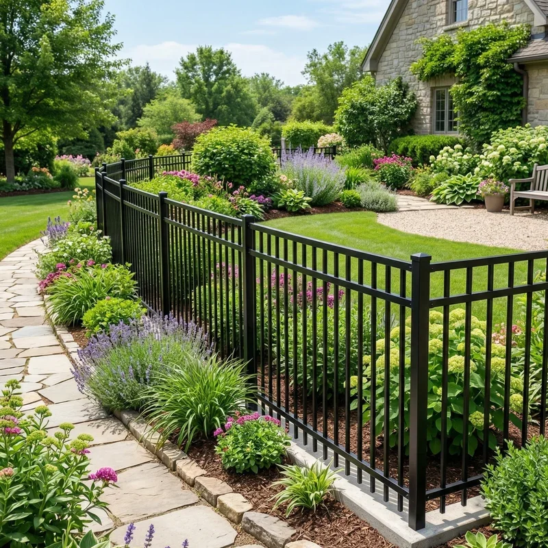 Metal Garden Fence Ideas