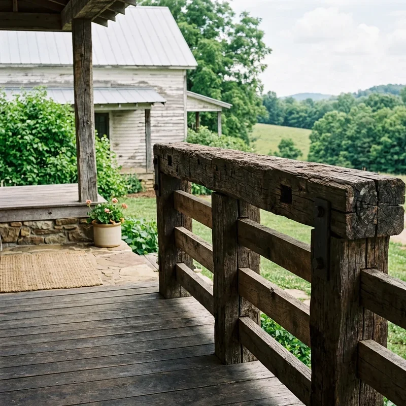 Rustic Porch Railing Ideas