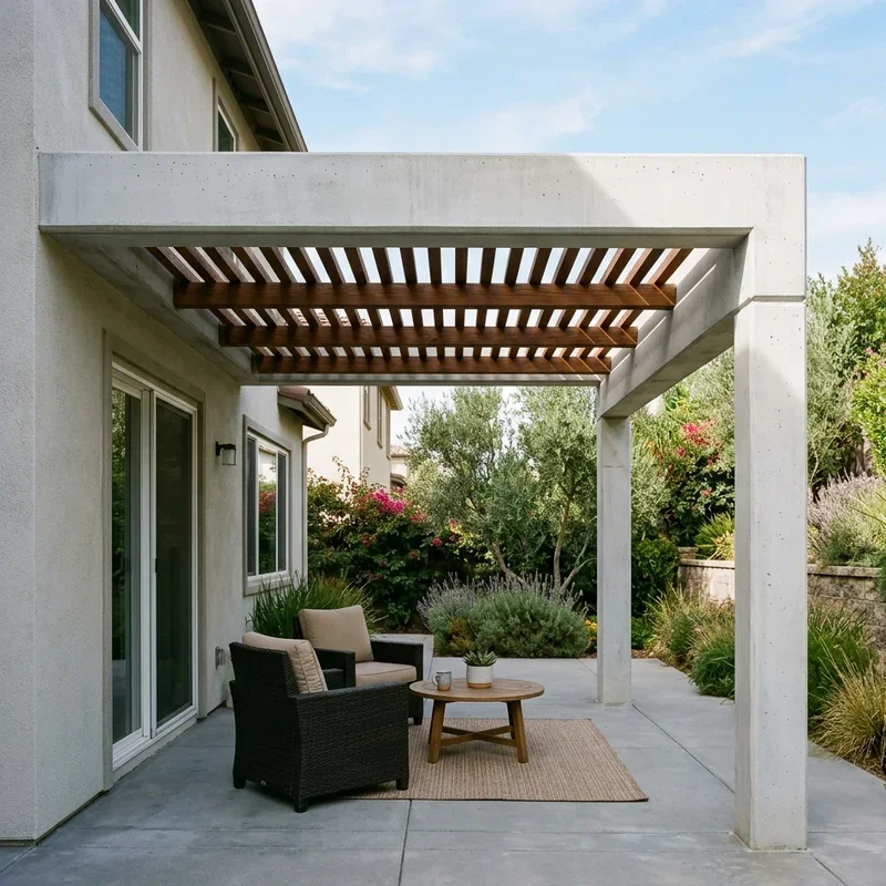 Concrete Patio Cover Ideas
