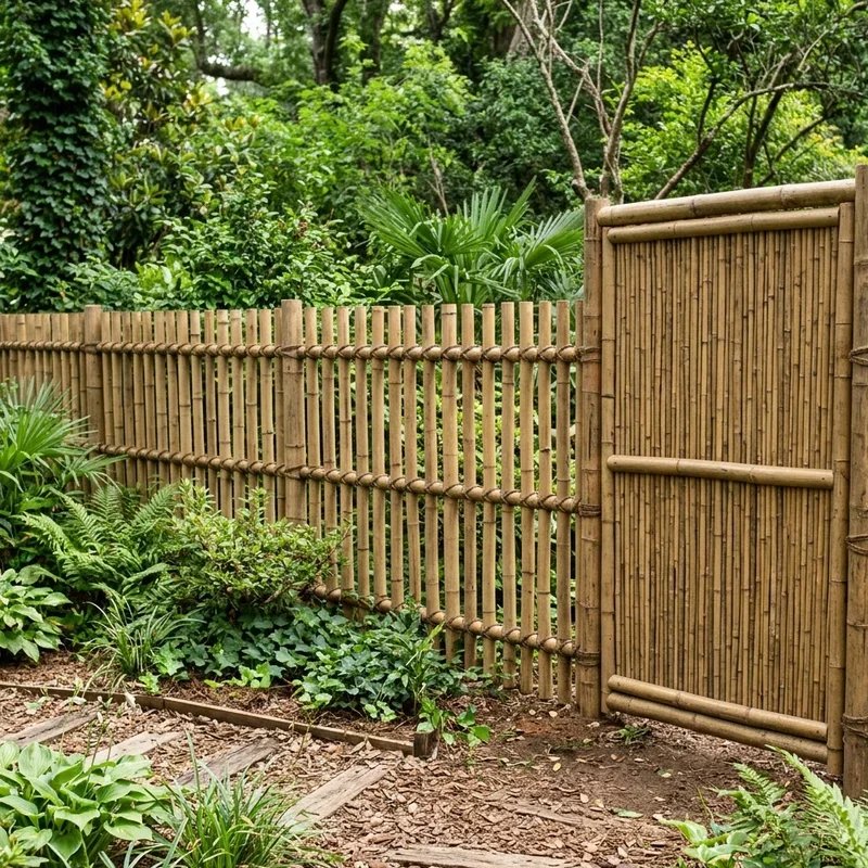 DIY Bamboo Fence Ideas
