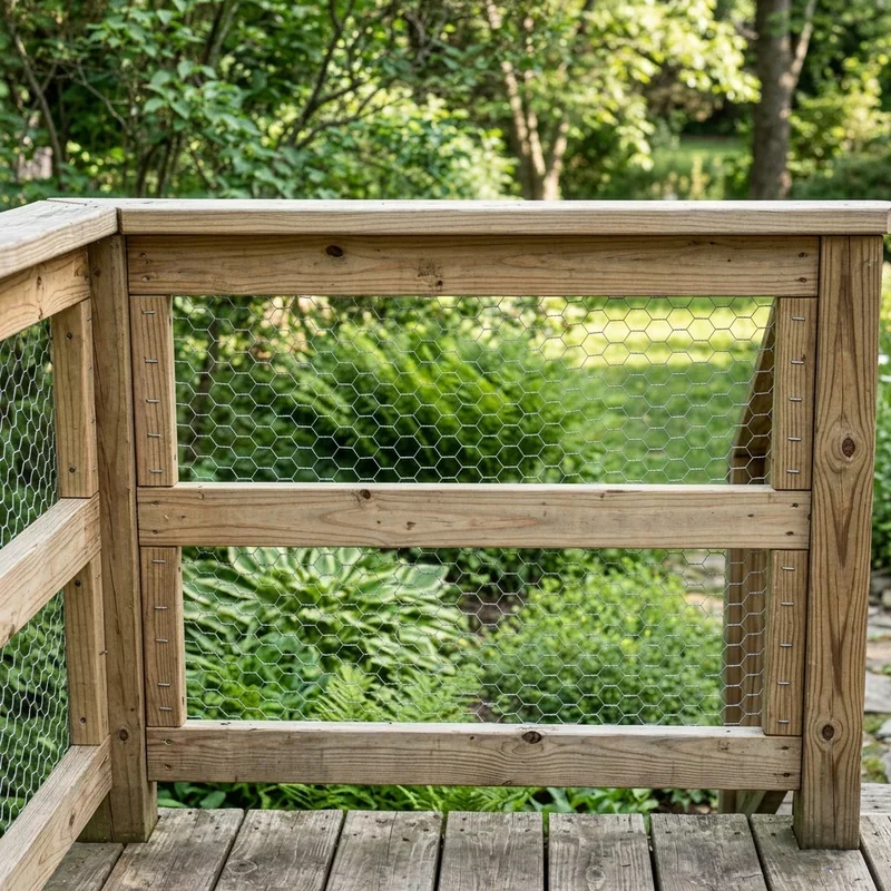 Cheap DIY Deck Railing Ideas