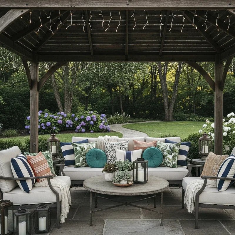Backyard Gazebo Decorating Ideas