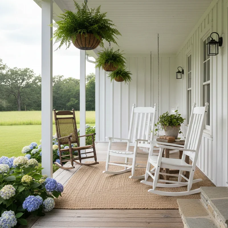 Farmhouse Front Porch Ideas