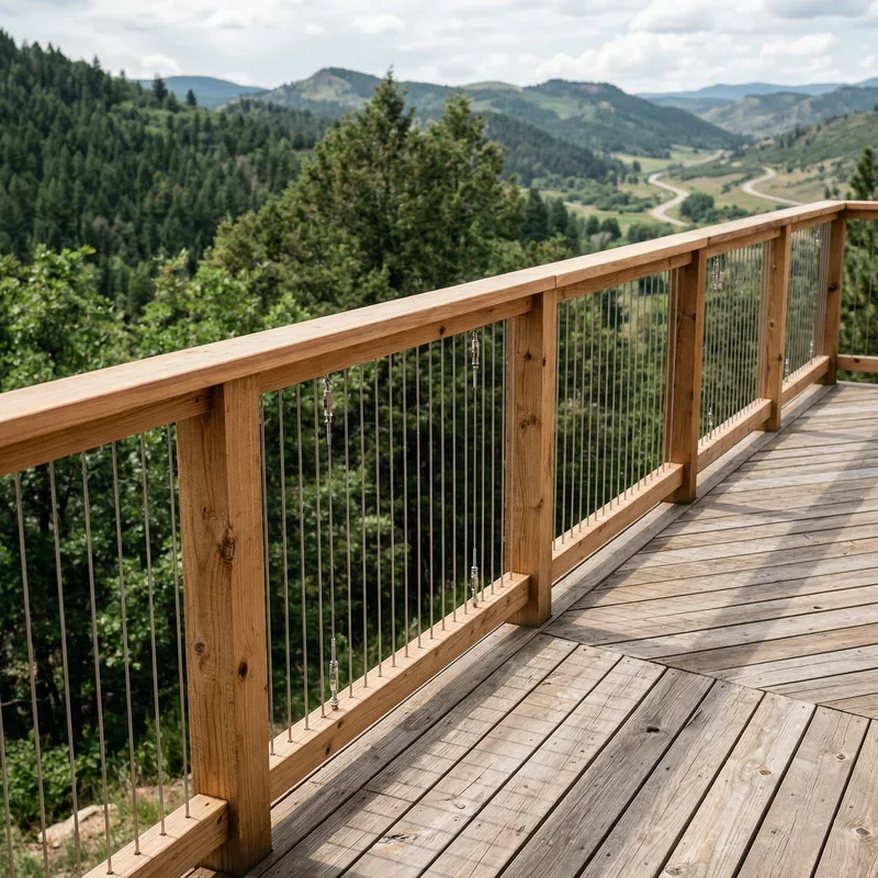 Deck Wire Railing Ideas