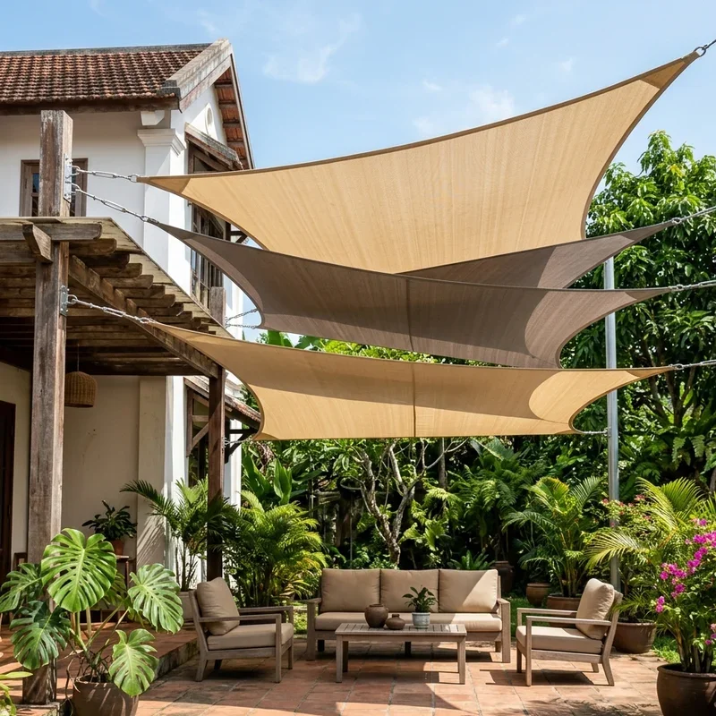 Patio Sun Shade Sail Ideas