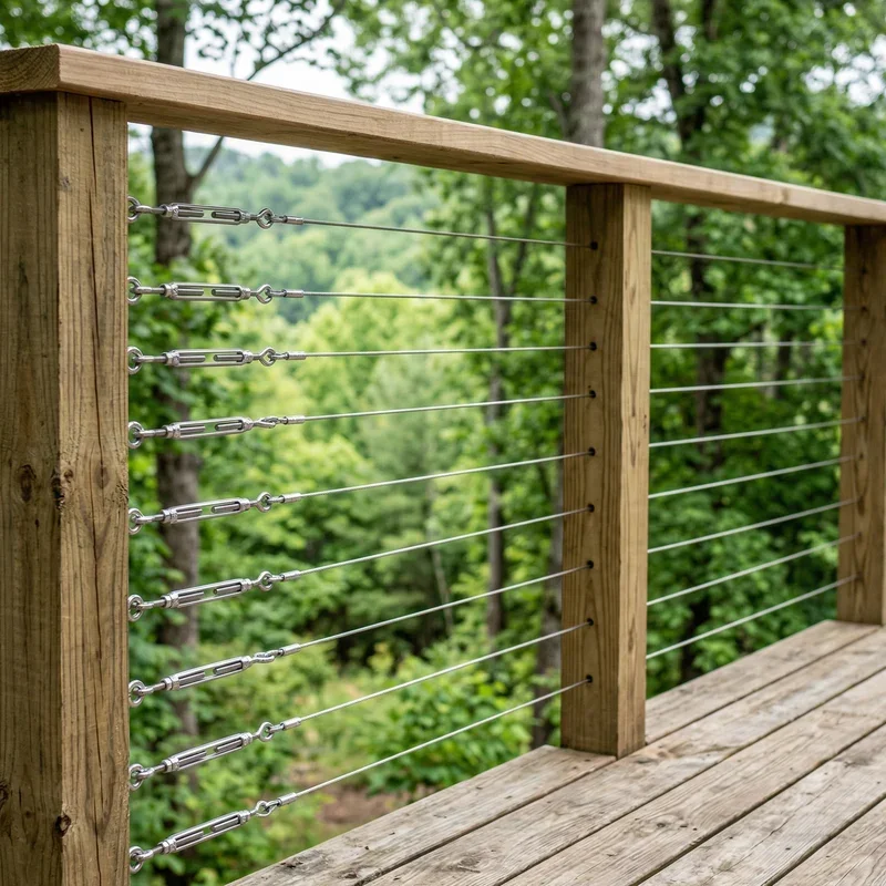 Deck Wire Railing Ideas